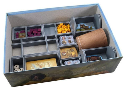 Gamers Guild AZ Folded Space Folded Space: Board Game Insert for Stone Age including The Expansion and Mammoth Herd ACD Distribution