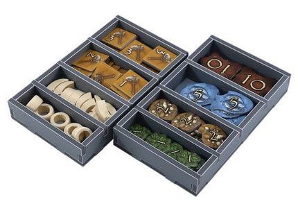 Gamers Guild AZ Folded Space Folded Space: Board Game Insert for Stone Age including The Expansion and Mammoth Herd ACD Distribution