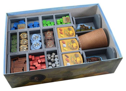 Gamers Guild AZ Folded Space Folded Space: Board Game Insert for Stone Age including The Expansion and Mammoth Herd ACD Distribution