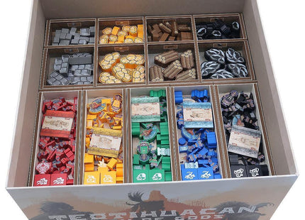 Gamers Guild AZ Folded Space Folded Space: Board Game Insert for Teotihuacan Deluxe Master Set (Color) (Pre-Order) AGD