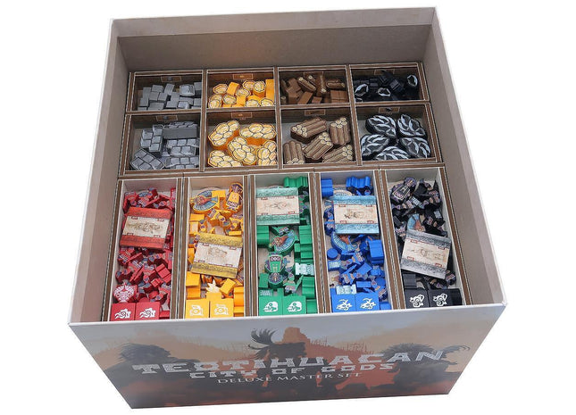 Gamers Guild AZ Folded Space Folded Space: Board Game Insert for Teotihuacan Deluxe Master Set (Color) (Pre-Order) AGD