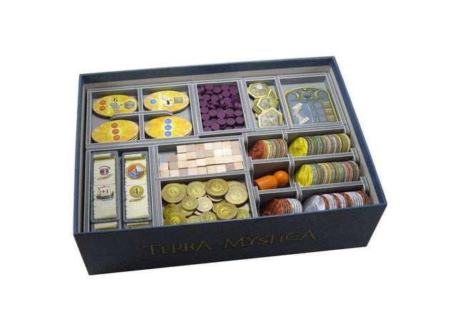 Gamers Guild AZ Folded Space Folded Space: Board Game Insert for Terra Mystica and Fire and Ice Expansion ACD Distribution