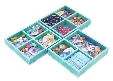 Gamers Guild AZ Folded Space Folded Space: Board Game Insert for Tidal Blades 2: Rise of the Unfolders (Color) ACD Distribution