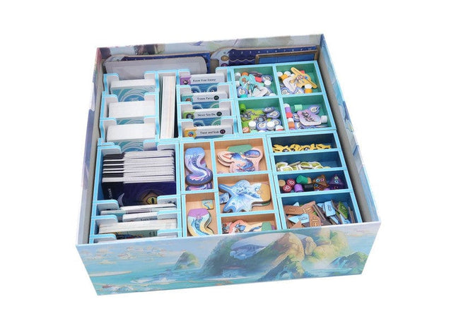 Gamers Guild AZ Folded Space Folded Space: Board Game Insert for Tidal Blades 2: Rise of the Unfolders (Color) ACD Distribution