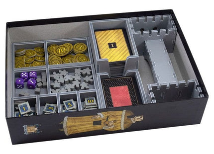 Gamers Guild AZ Folded Space Folded Space: Board Game Insert for Troyes & The Ladies of Troyes Expansion ACD Distribution