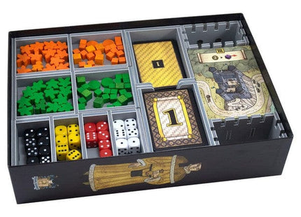 Gamers Guild AZ Folded Space Folded Space: Board Game Insert for Troyes & The Ladies of Troyes Expansion ACD Distribution