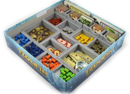 Gamers Guild AZ Folded Space Folded Space: Board Game Insert for Tzolkin, Including Tribes & Prophecies Expansion ACD Distribution