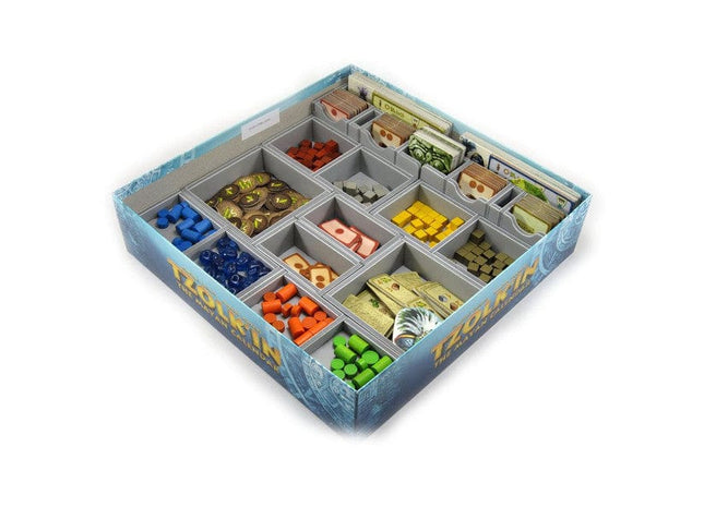 Gamers Guild AZ Folded Space Folded Space: Board Game Insert for Tzolkin, Including Tribes & Prophecies Expansion ACD Distribution