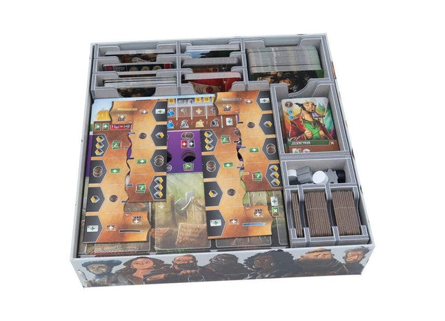 Gamers Guild AZ Folded Space Folded Space: Board Game Insert for Viscounts of the West Kingdom Collector's Box (Color) ACD Distribution