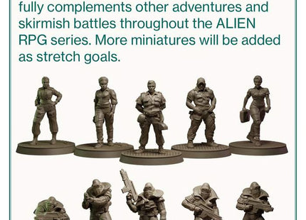Gamers Guild AZ Free League Publishing ALIEN RPG: Miniatures Set: Rapture Protocol Free League Publishing
