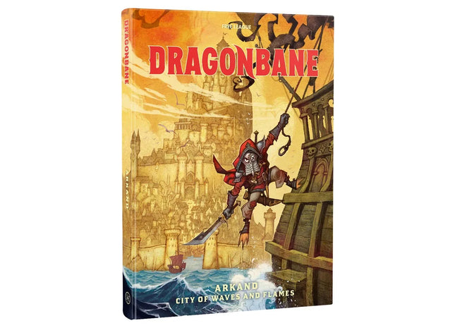 Gamers Guild AZ Free League Publishing Dragonbane RPG: Arkland - City of Waves and Flames (Pre-Order) ACD Distribution
