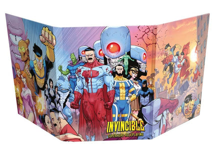 Gamers Guild AZ Free League Publishing Invincible: Superhero Roleplaying: GM Screen (Pre-Order) Free League Publishing