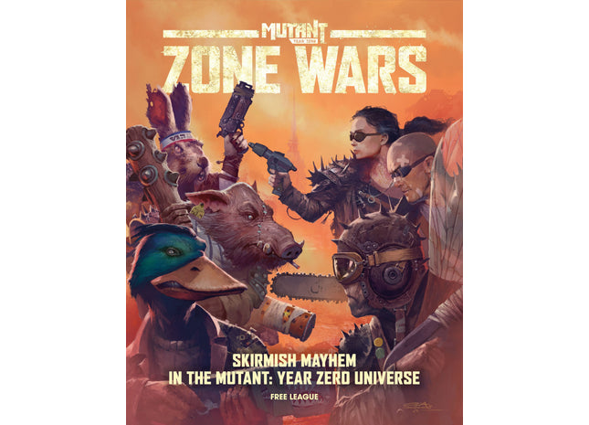 Gamers Guild AZ Free League Publishing Mutant Year Zero: Zone Wars Core Set Southern Hobby