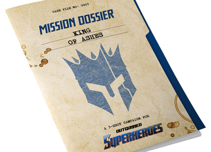 Gamers Guild AZ Free League Publishing Outgunned: Superheroes - Mission Dossier: King of Ashes (Pre-Order) ACD Distribution