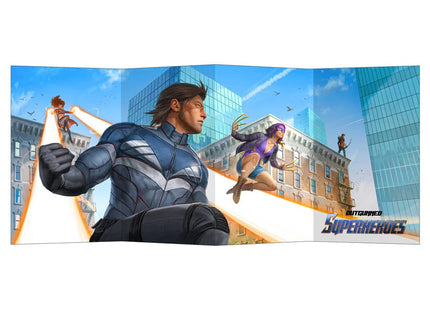 Gamers Guild AZ Free League Publishing Outgunned: Superheroes - Super Screen (Pre-Order) ACD Distribution