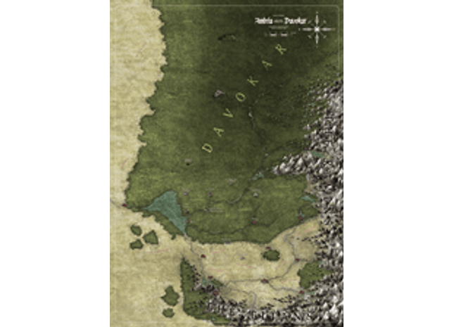 Gamers Guild AZ Free League Symbaroum: Ambria & Davokar Map GTS