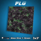 Gamers Guild AZ Frontline Games FLG Mats: Alien Hive 1: Green 3x3 Frontline Games