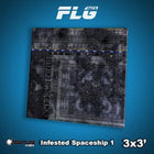 Gamers Guild AZ Frontline Games FLG Mats: Infested Spaceship 1 3x3' Frontline Games