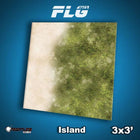 Gamers Guild AZ Frontline Games FLG Mats: Island 3x3' Frontline Games