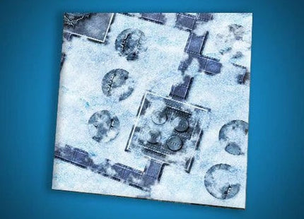 Gamers Guild AZ Frontline Games FLG Mats: Snow Base 3x3 Frontline Games