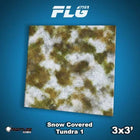 Gamers Guild AZ Frontline Games FLG Mats: Snow Covered Tundra 1 3x3 Frontline Games