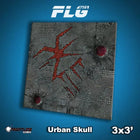 Gamers Guild AZ Frontline Games FLG Mats: Urban Skull 3x3 Frontline Games