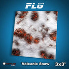 Gamers Guild AZ Frontline Games FLG Mats: Volcanic Snow 3x3' Frontline Games