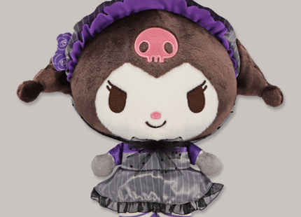 Gamers Guild AZ Furyu Sanrio Kuromi Nostalgic Monochrome BIG Plush, 11" JBK International