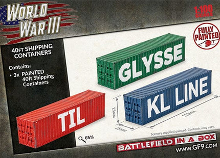 Gamers Guild AZ Gale Force Nine Battlefield in a Box: 40ft Containers Battlefront Group