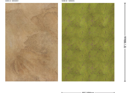 Gamers Guild AZ Gale Force Nine Battlefield in a Box: Desert / Grass Gaming Mat Battlefront Group