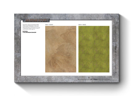 Gamers Guild AZ Gale Force Nine Battlefield in a Box: Desert / Grass Gaming Mat Battlefront Group