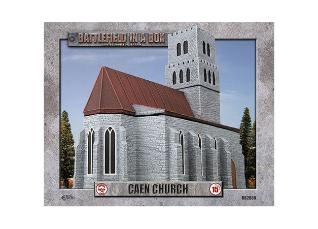 Gamers Guild AZ Gale Force Nine Battlefield in a Box: Estate House - Caen Church - Alternative Paint Scheme (Limited Edition) Battlefront Group