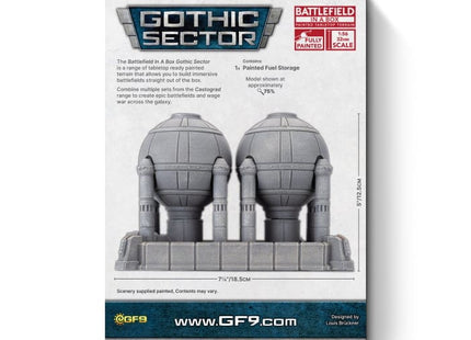 Gamers Guild AZ Gale Force Nine Battlefield in a Box: Gothic Sector: Castograd Fuel Storage Battlefront Group