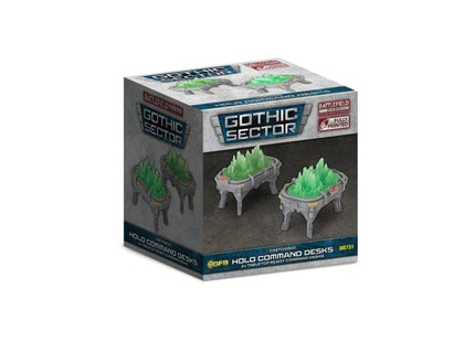 Gamers Guild AZ Gale Force Nine Battlefield in a Box: Gothic Sector: Castograd Holo Command Desks Battlefront Group