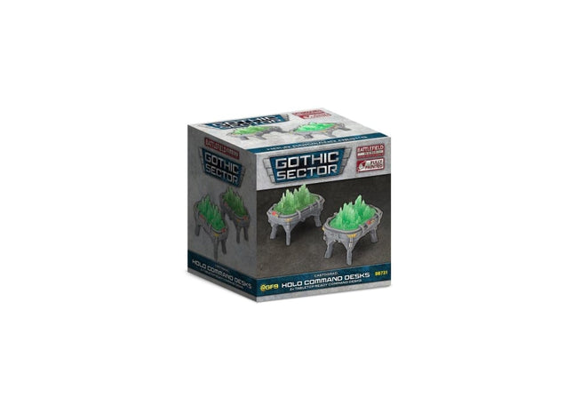 Gamers Guild AZ Gale Force Nine Battlefield in a Box: Gothic Sector: Castograd Holo Command Desks Battlefront Group