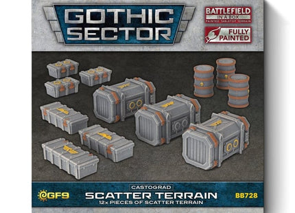 Gamers Guild AZ Gale Force Nine Battlefield in a Box: Gothic Sector: Castograd Scatter Terrain Battlefront Group