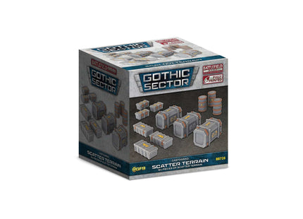 Gamers Guild AZ Gale Force Nine Battlefield in a Box: Gothic Sector: Castograd Scatter Terrain Battlefront Group