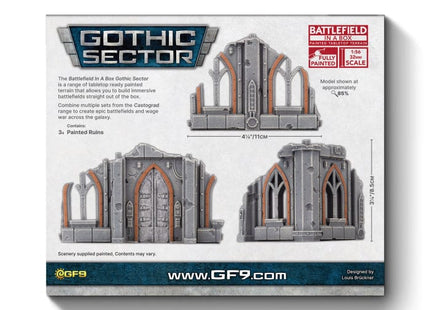 Gamers Guild AZ Gale Force Nine Battlefield in a Box: Gothic Sector: Castograd Warehouse Small Ruins Battlefront Group