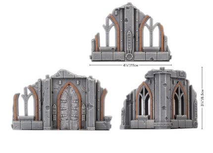 Gamers Guild AZ Gale Force Nine Battlefield in a Box: Gothic Sector: Castograd Warehouse Small Ruins Battlefront Group