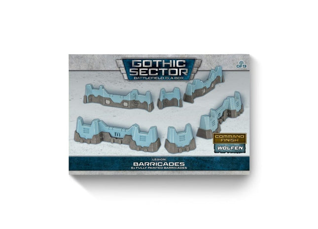 Gamers Guild AZ Gale Force Nine Battlefield in a Box: Gothic Sector: Legion Barricades (Wolfen) Battlefront Group