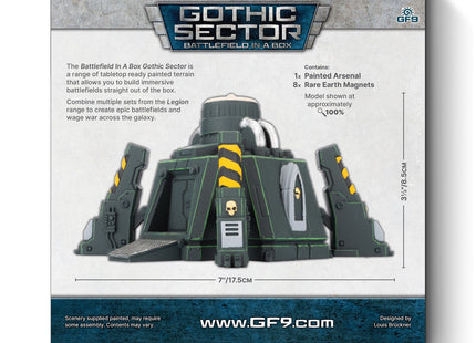 Gamers Guild AZ Gale Force Nine Battlefield in a Box: Gothic Sector: Legion Bunker Battlefront Group