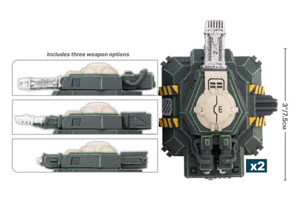Gamers Guild AZ Gale Force Nine Battlefield in a Box: Gothic Sector: Legion Defense Turret Battlefront Group