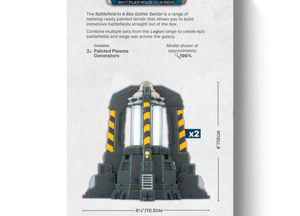 Gamers Guild AZ Gale Force Nine Battlefield in a Box: Gothic Sector: Legion Plasma Generators Battlefront Group