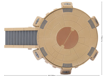 Gamers Guild AZ Gale Force Nine Battlefield in a Box: Gothic Sector: United Frontier Landing Pad Battlefront Group