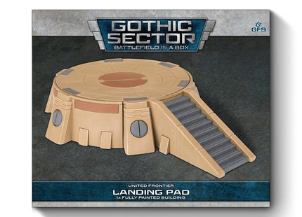 Gamers Guild AZ Gale Force Nine Battlefield in a Box: Gothic Sector: United Frontier Landing Pad Battlefront Group