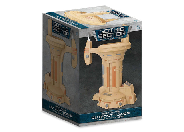 Gamers Guild AZ Gale Force Nine Battlefield in a Box: Gothic Sector: United Frontier Outpost Tower Battlefront Group