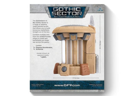 Gamers Guild AZ Gale Force Nine Battlefield In A Box: Gothic Sector: United Frontier Plasma Accelerator Battlefront Group