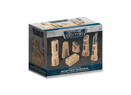 Gamers Guild AZ Gale Force Nine Battlefield in a Box: Gothic Sector: United Frontier Scatter Terrain Battlefront Group