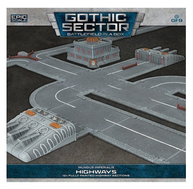 Battlefield In A Box: Mundus Imperialis - Highways, Roads, And Craters Damaged X9 Battlefield In A Box: Mundus Imperialis - Highways, Roads, And Craters Damaged X9