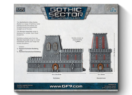 Gamers Guild AZ Gale Force Nine Battlefield in a Box: Mundus Imperialis: Scholam and Genatorium Battlefront Group